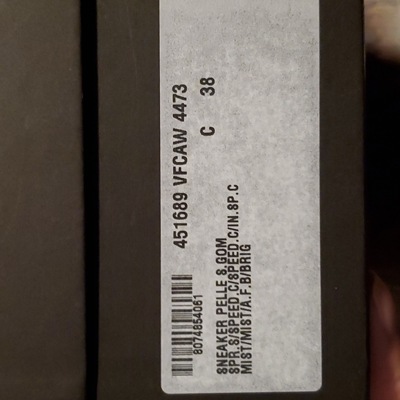 Bottega Veneta Blue/Creme Women's Sneakers - Size 38 (US 8) EUC - Picture 12 of 12